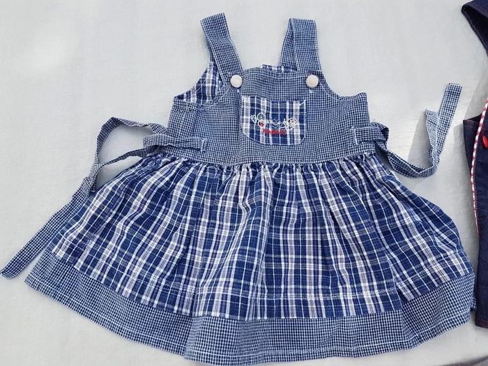 Lot de 2 robes + legging fille 6 mois - photo numéro 2