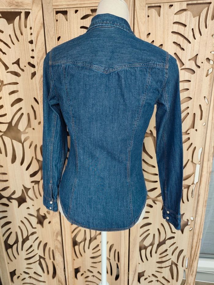 Chemise en Jean Femme, Coupe Cintrée - Taille 34 & Shirt - photo numéro 6