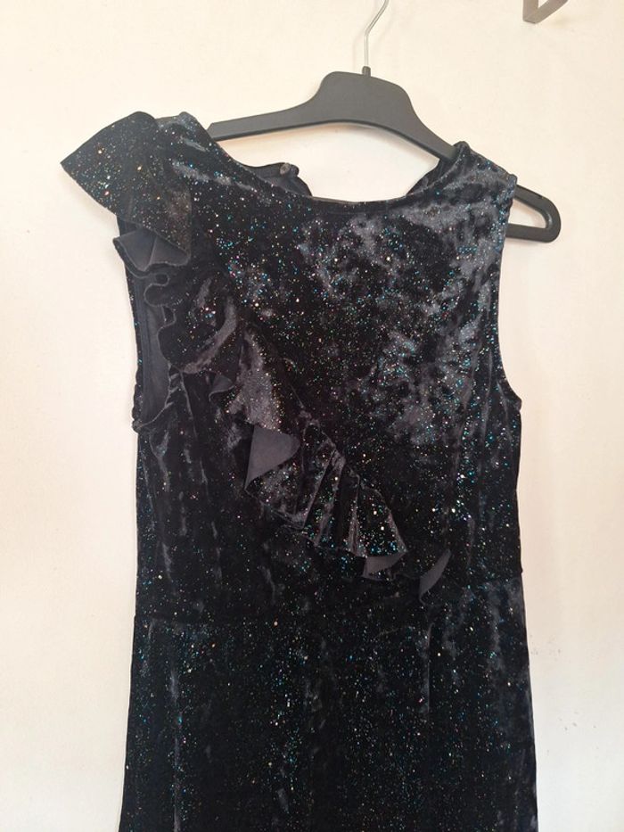 Robe velours pailleté zara 12 ans - photo numéro 2