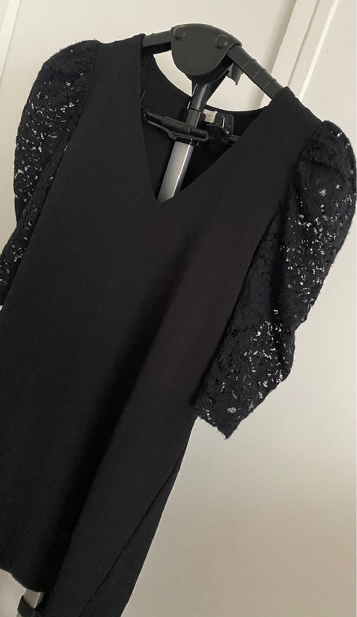 Robe Chic Droite Avec Dentelle Taille M - photo numéro 4