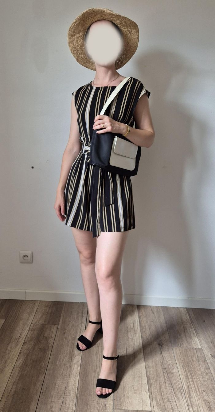 Sac Longchamp noir et blanc - photo numéro 3