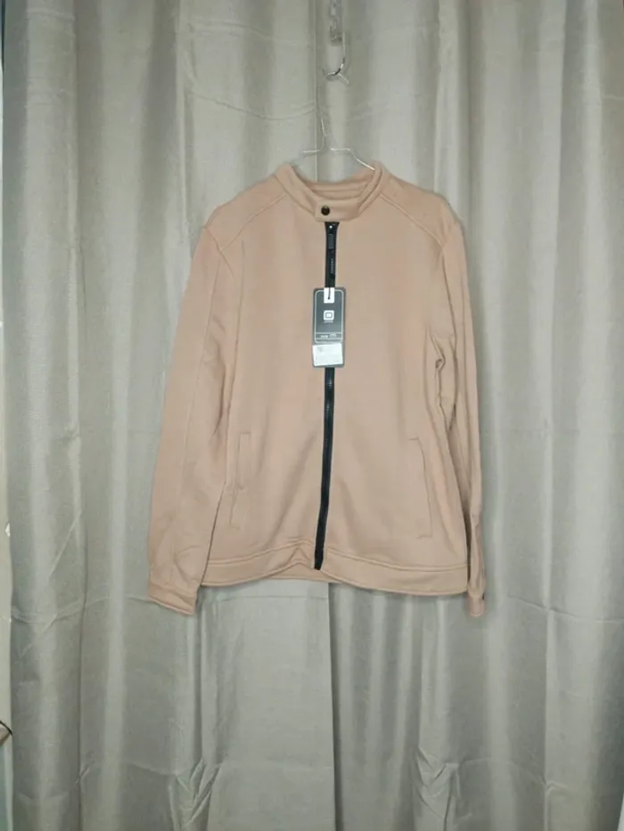 Gilet zippé ombre
