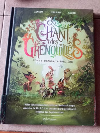Au chant des grenouilles tome 1 urania la sorcière bd