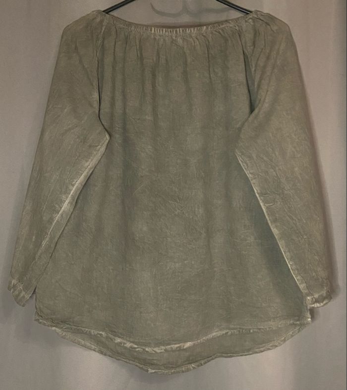 Haut gris marbré manches longues - photo numéro 3