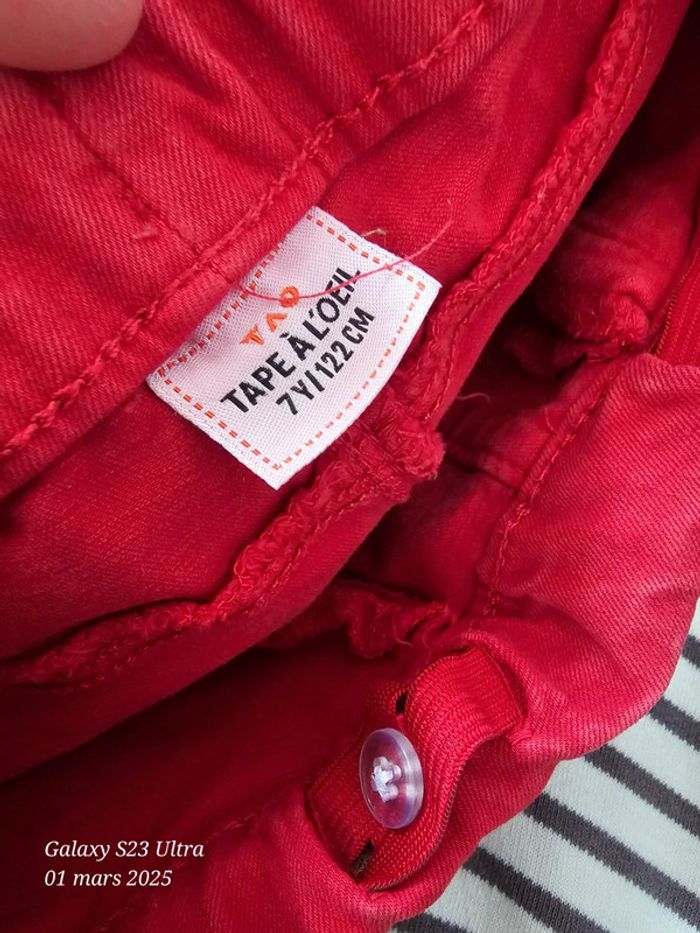 Lot de 3 jeans tape a l'œil 7 ans - photo numéro 9