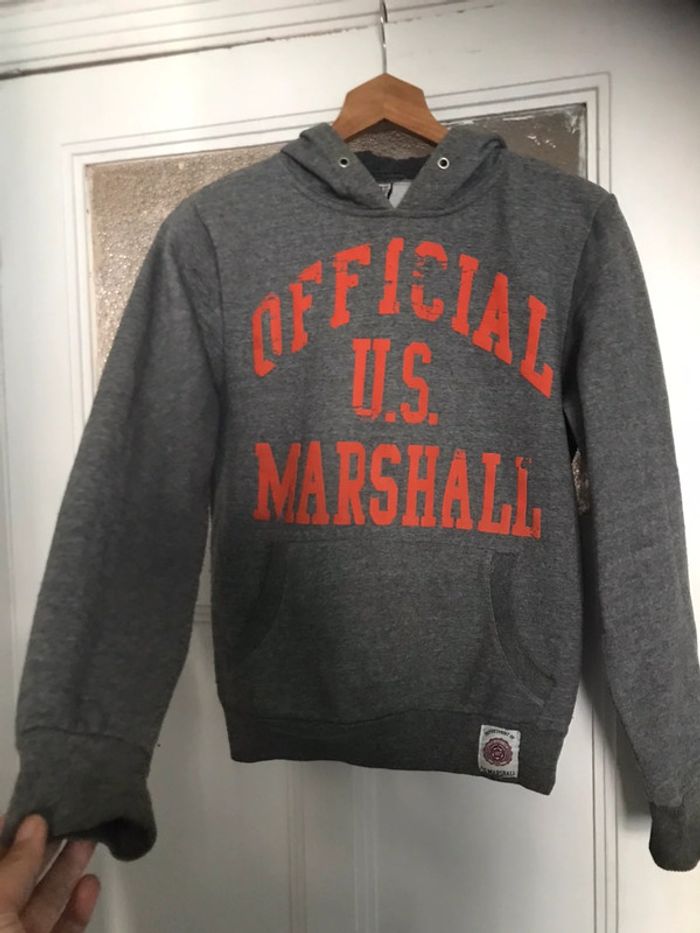 Sweat à capuche marque Us Marshall taille S - photo numéro 9