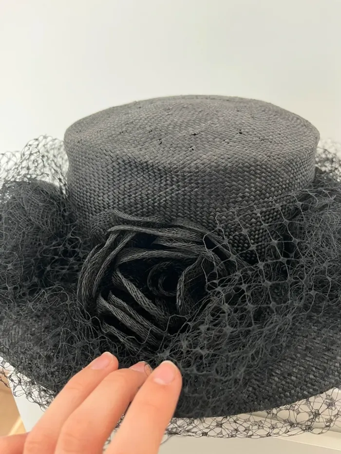 Chapeau élégant noir - photo numéro 6