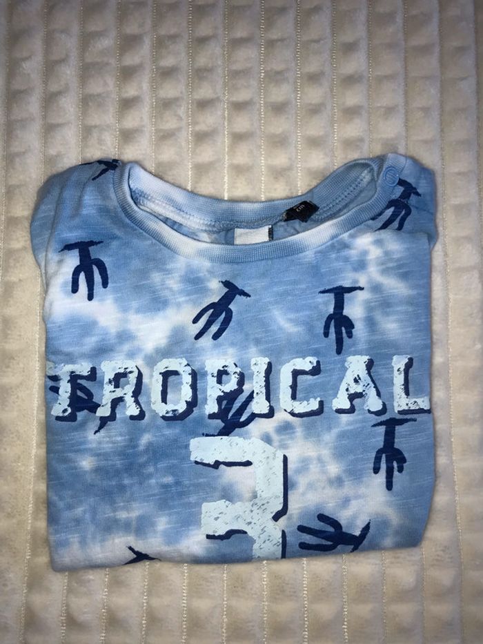 T-shirt 3 pommes 9-12 mois - photo numéro 5