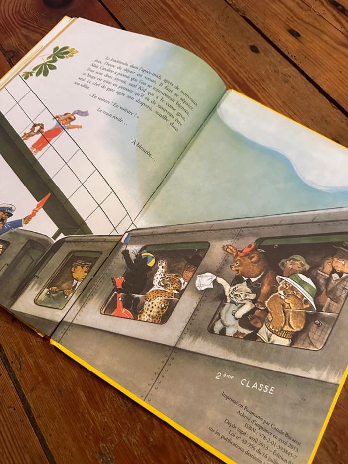 Grands albums Hachette livre bd jaune Une fête chez Caroline invite ses amis Pierre Probst - photo numéro 8