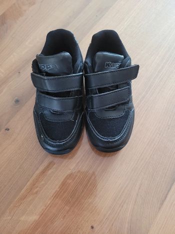 Baskets noires Kappa pointure 25