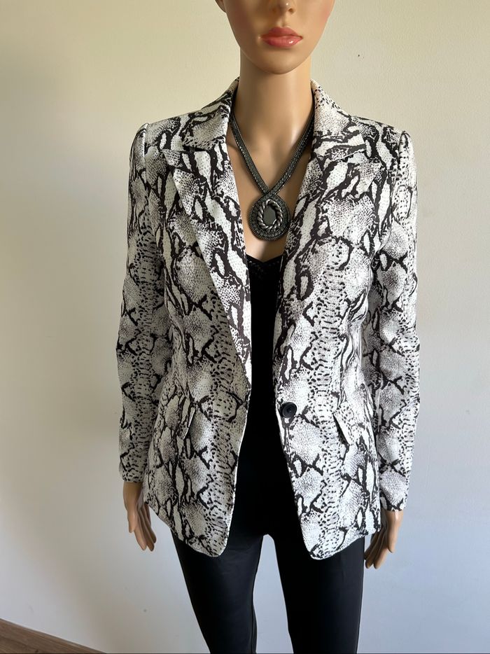 Blazer imprimé Drôle de Copine taille S jamais porté