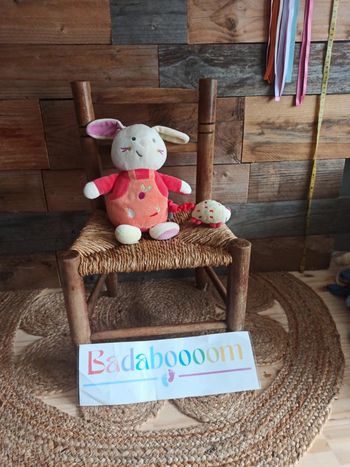 peluche sucre d'orge lapin musical tbe