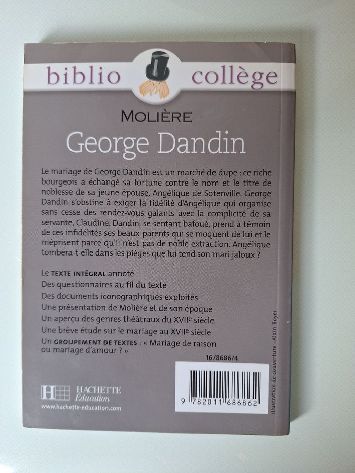Livre Biblio collège George Dandin, Molière - photo numéro 2