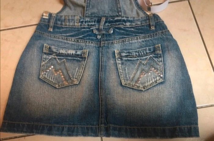 Robe salopette en jean femme S 36 - photo numéro 2