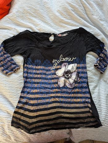 Tee-shirt manches longues Desigual taille L