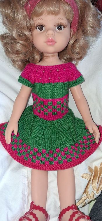 Robe pour poupée 32cm 