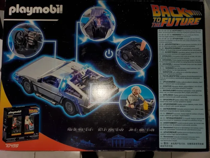 Playmobil Dolorean retour vers le futur . - photo numéro 2