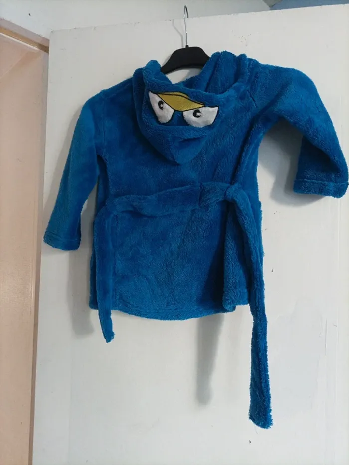 Peignoir pingouin bleu - photo numéro 2