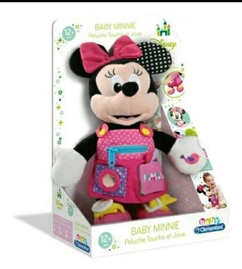 DISNEY PELUCHE BABY MINNIE JOUE AVEC MOI NEUF