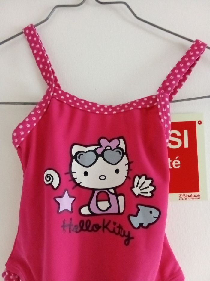 Maillot de bain rose Hello Kitty 1 pièce 3 ans fille - photo numéro 4