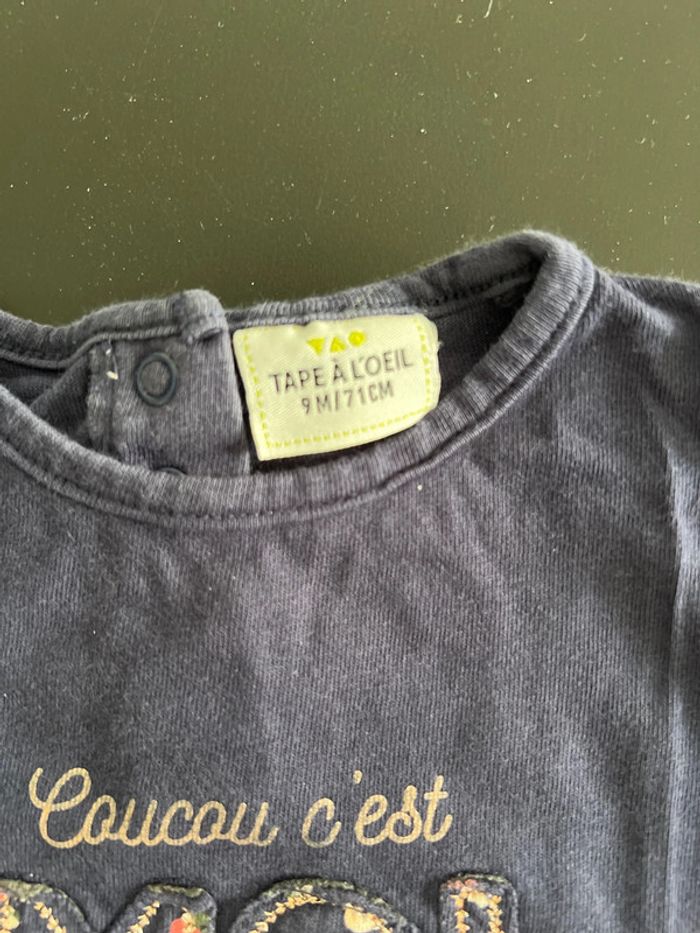Teeshirt ML 9 mois - photo numéro 2