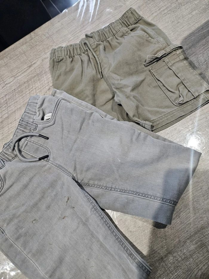 Lot jean et pantacourt garçon 10ans