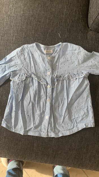 Chemise Éden et Victor, 4 ans, en bon état