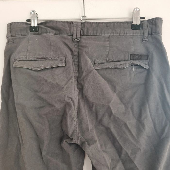 Pantalon chino gris - Zara Man - photo numéro 3