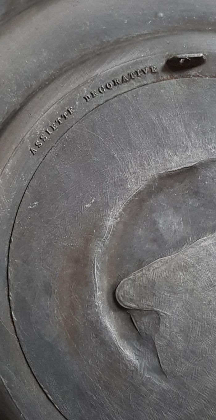 Assiette décorative publicitaire ancienne SUZE – Thème Pêche - photo numéro 3