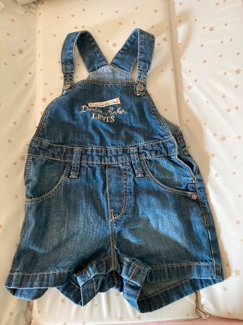 Salopette short jeans Levi’s 9 mois