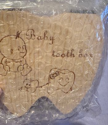 Boîte à dents souvenir neuve