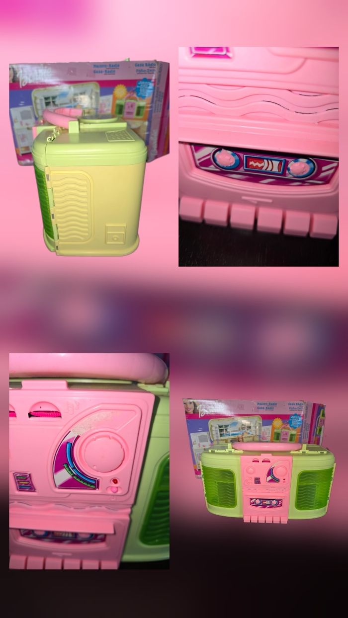 Maison radio Fm barbie mattel 1999 avec boite et notice - photo numéro 8