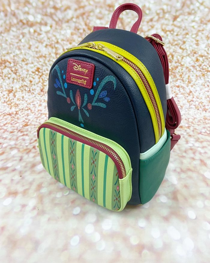 Sac Loungefly Disney Backpack Frozen Anna Coronation dress Loungefly