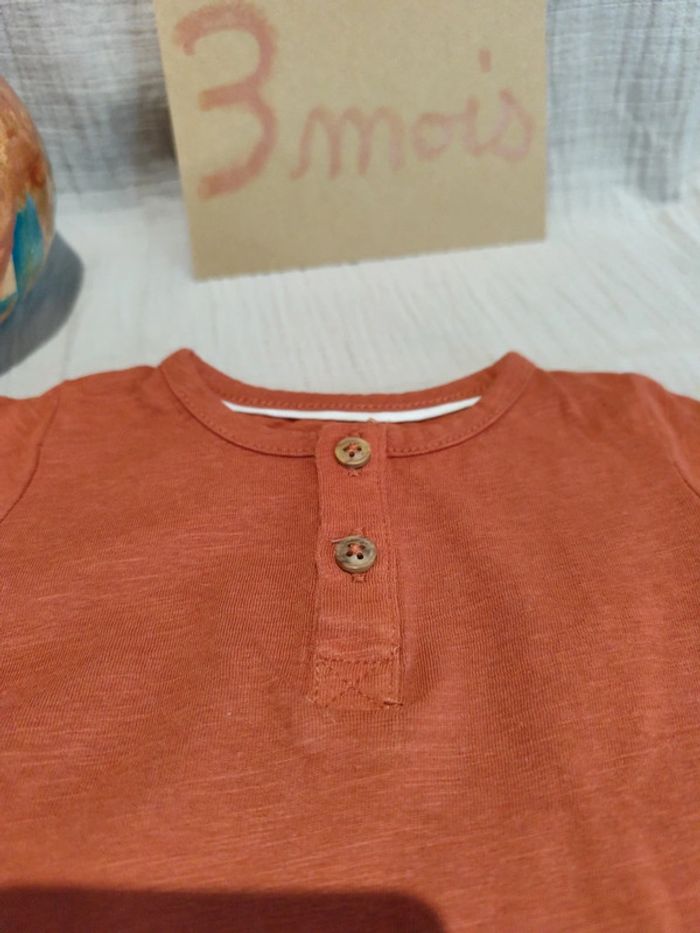 Tee-shirt 3M/56-62cm - photo numéro 2