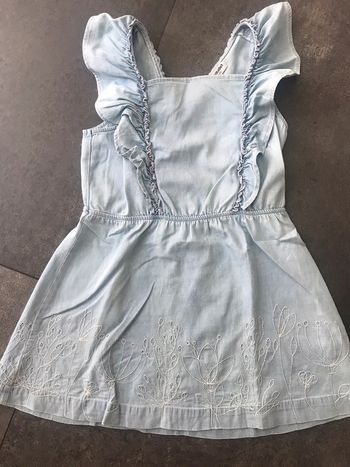 Robe d’été Vertbaudet 6 ans jean clair