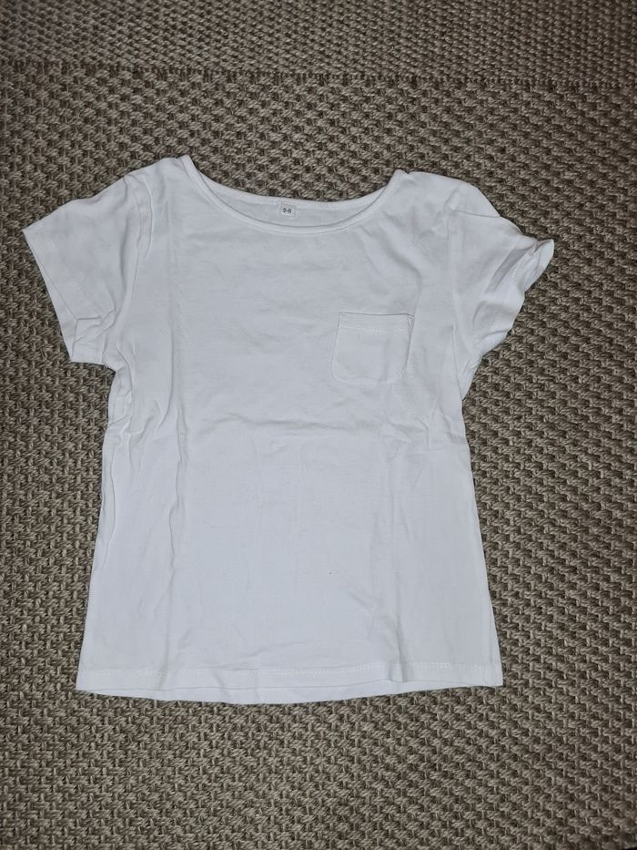 Lot de 4 t-shirts manches courtes fille - 5/6ans - photo numéro 10