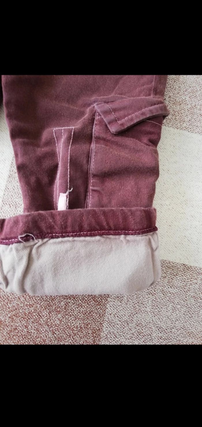 Pantalon 2 ans doublé marron - photo numéro 3