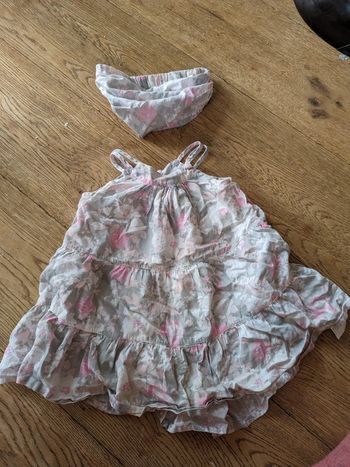 Robe et bandeau 3 pommes 2 ans