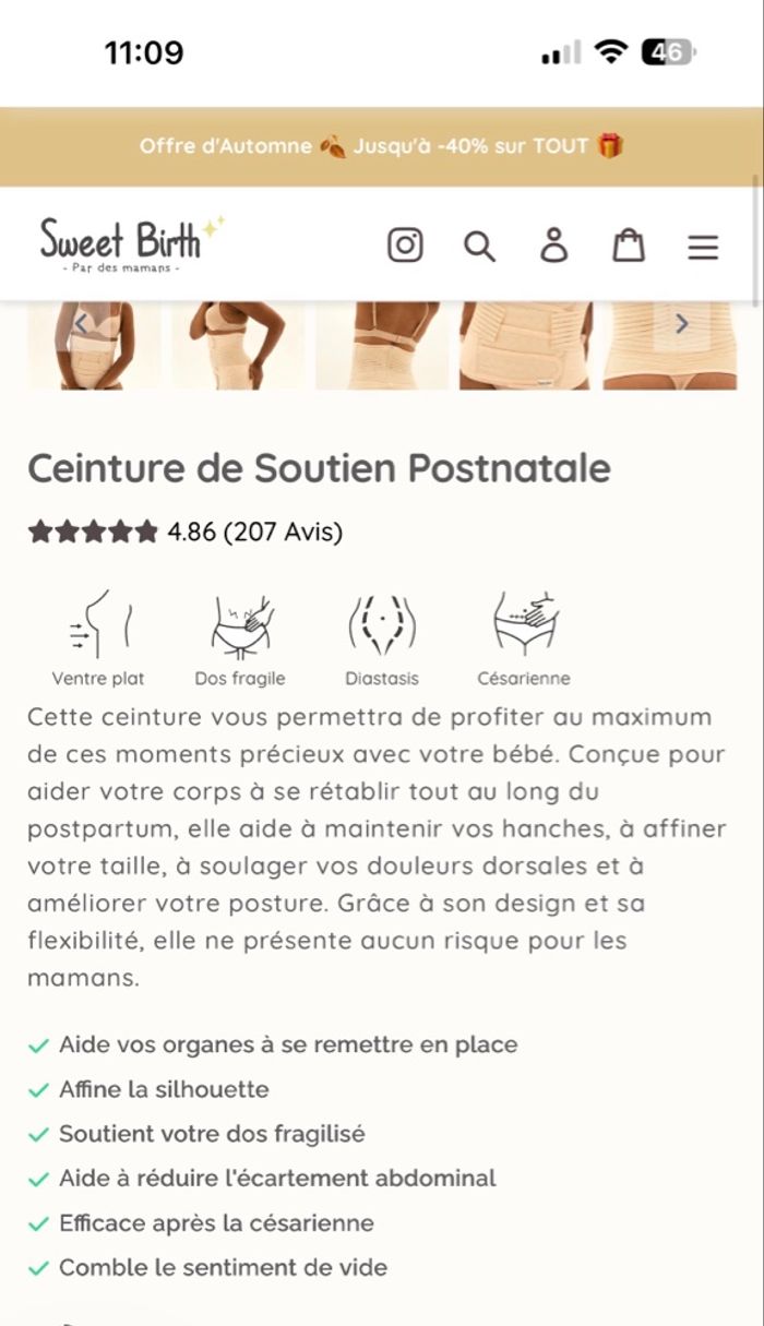 Ceinture de soutien postnatal - photo numéro 7