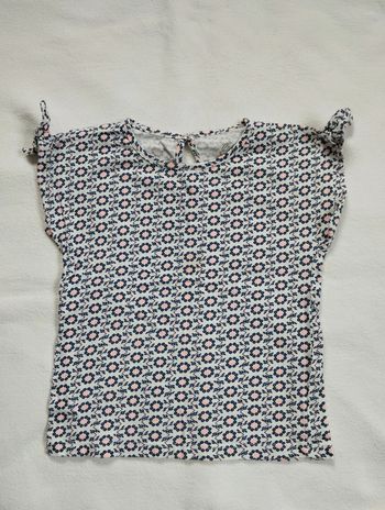 T-shirt manches courtes fille 36 mois Creeks motifs géométriques