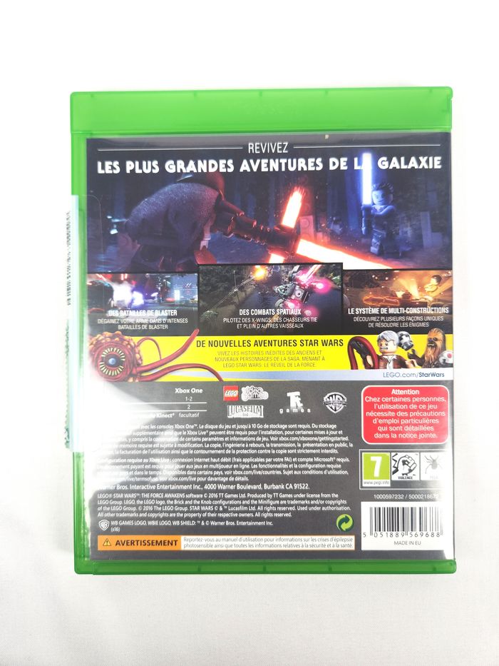 Jeu Xbox One Lego Star Wars : Le Réveil De La Force FR - Très Bon État - photo numéro 3