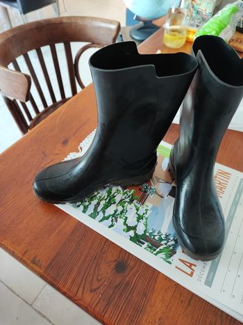 Bottes pluie noire 33