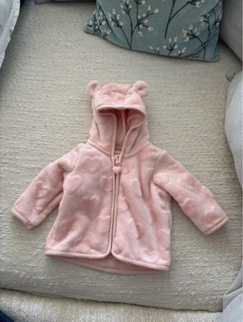 Veste à capuche polaire cœur bébé H&M