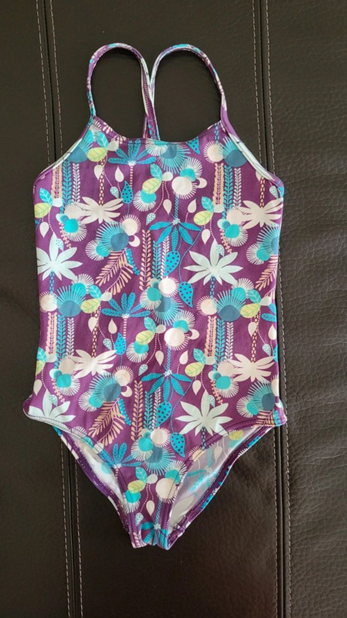 Maillot de bain 1 pièce taille 5-6 ans Olaian Décathlon