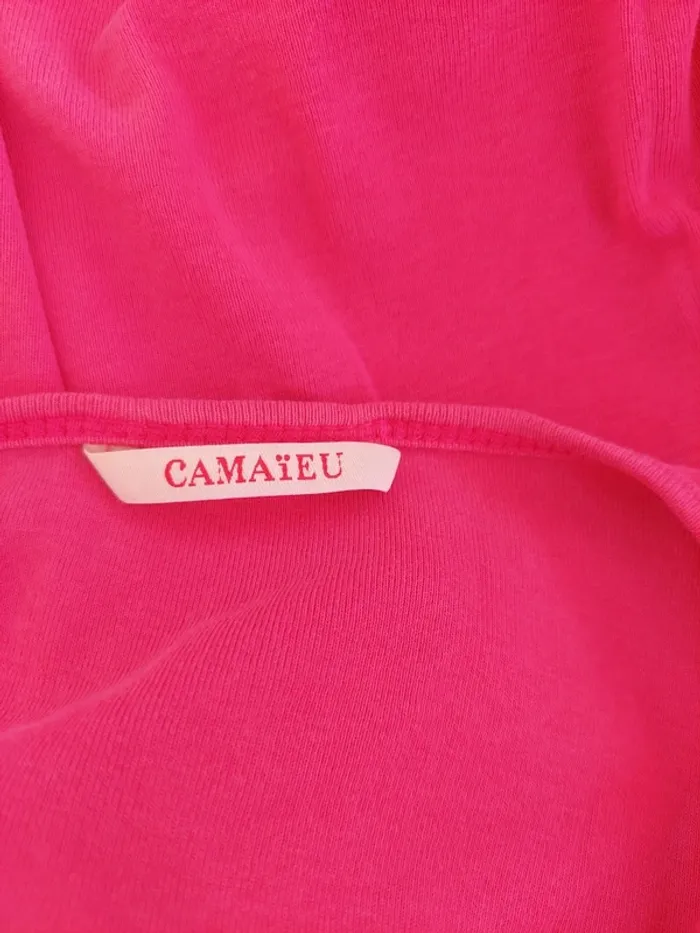 Débardeur rose Camaïeu T3 - photo numéro 4