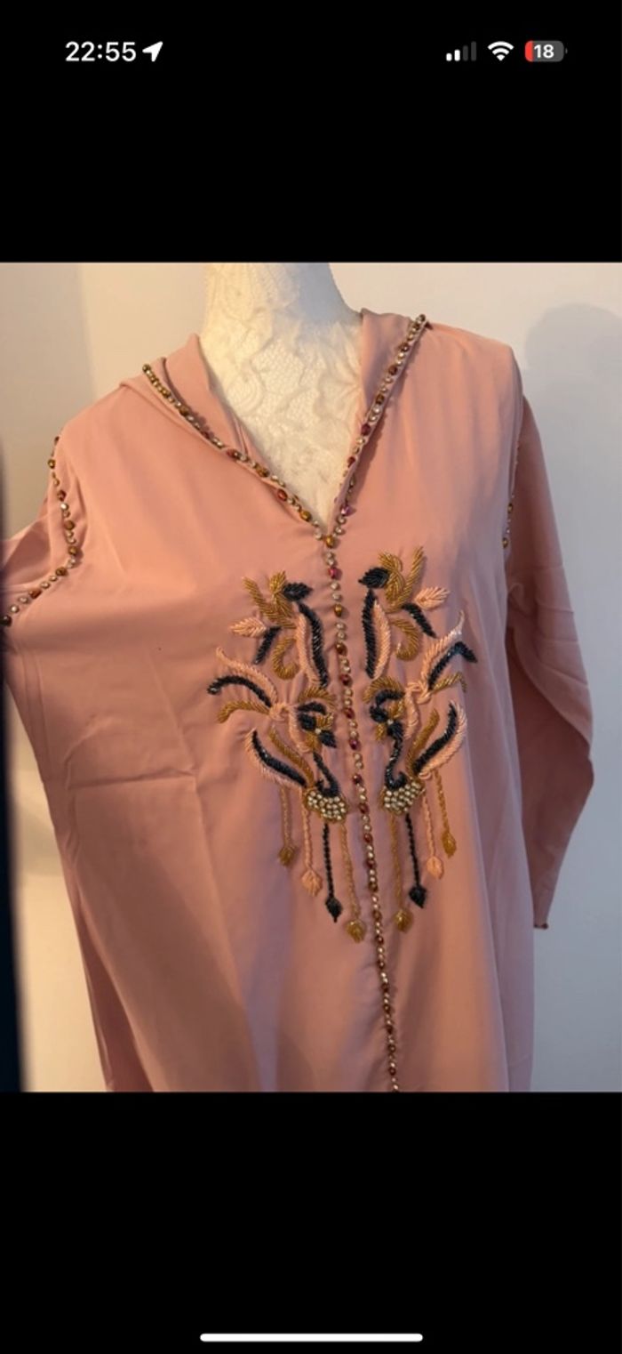 Jelaba / robe oriental rose neuf 42-46 - photo numéro 4