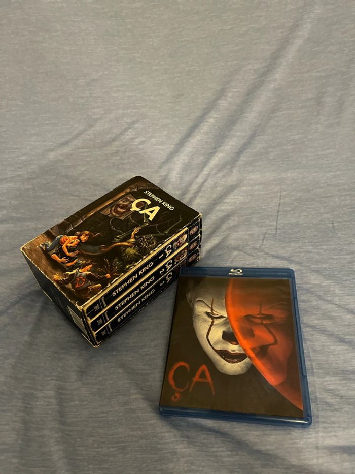 Coffret 3 livres de poche de Stephen King Ça et dvd blu ray - photo numéro 2