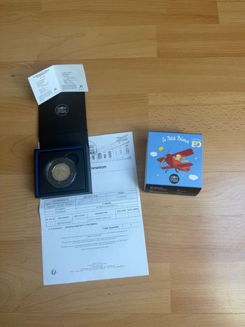 Pièce 2€ Le Petit Prince 2026 BE – 80 ans – Monnaie de Paris