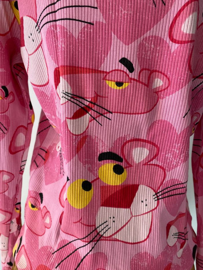 Tee shirt Desigual la panthère rose manches longues taille 13/14 ans - photo numéro 7