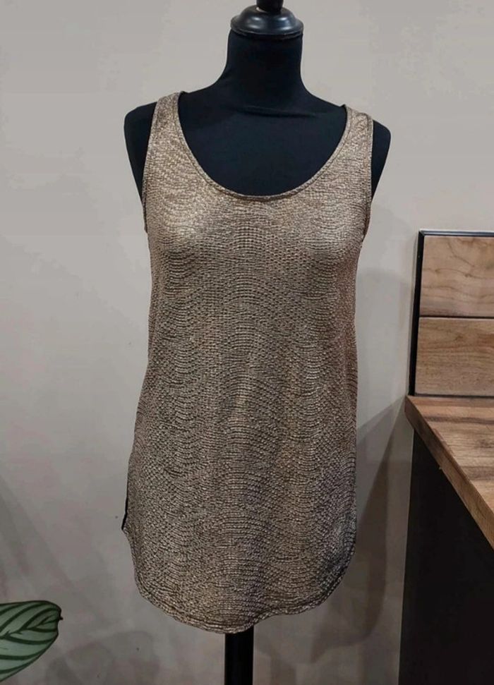 Robe tunique Promod neuve dorée et noire